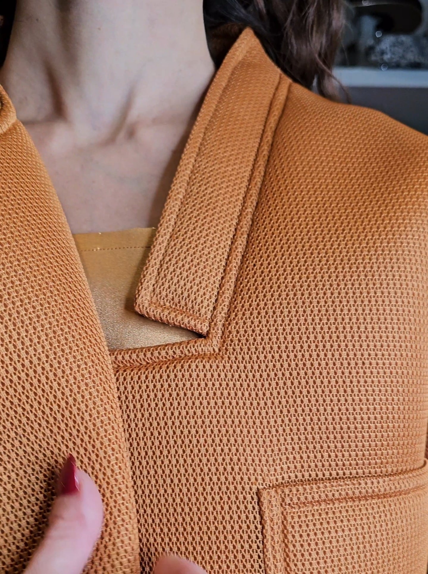 CHAQUETA BIKER PIQUE